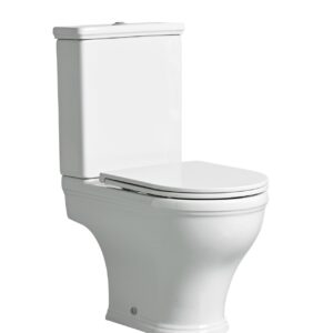 Tavistock Lansdown Open Back Short Projection Close Coupled Pan - White