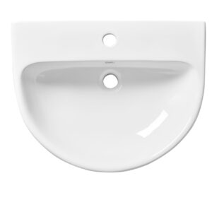 Tavistock Aerial Standard Depth Semi Countertop 560mm Basin 1TH - White