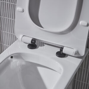 Tavistock Optional Seat Black Hinge Cover Caps (Pair) for Orbit Soft Close Seat