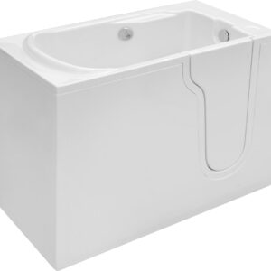 Freedom 1270 x 660 x 936mm Easy Access Deep Soak Right Hand Walk In Bath - White