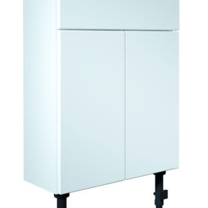 Elation 500mm Slimline Basin Unit - White Gloss