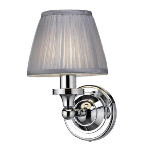 Burlington Round Based Light with Chiffon Shade