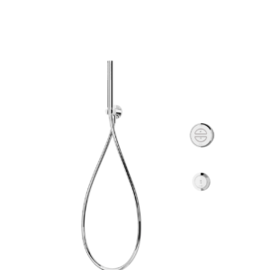 Elisa Incite Divert Concealed Smart Hand Shower with Fixed Wall Head & Remote for HP/Combi - Chrome
