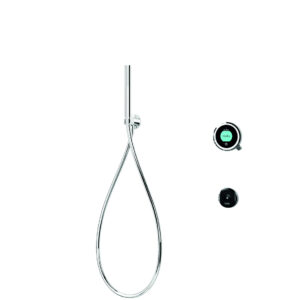 Elisa Intuition Divert Concealed Smart Hand Shower, Fixed Wall Head & Remote - HP/Combi - Chrome