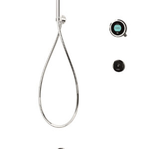 Elisa Intuition Divert Concealed Smart Hand Shower, Overflow Bath Fill & Remote - Gravity - Chrome