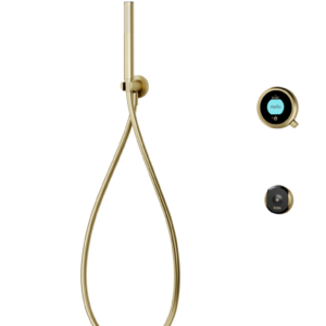 Elisa Intuition Divert Concealed Smart Hand Shower, Overflow Bath Filler, Remote - HP/Combi - Brass