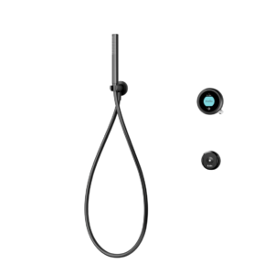 Elisa Intuition Divert Concealed Smart Hand Shower, Overflow Bath Fill & Remote - HP/Combi - Black