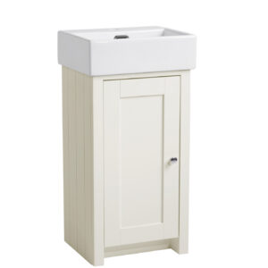 Tavistock Lansdown 400 Cloakroom Vanity Unit - Linen White