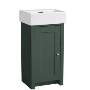 Tavistock Lansdown 400 Cloakroom Vanity Unit - Sherwood Green
