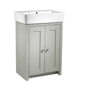 Tavistock Lansdown 550 Cloakroom Vanity Unit - Pebble Grey