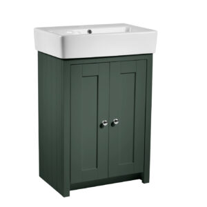 Tavistock Lansdown 550 Cloakroom Vanity Unit - Sherwood Green