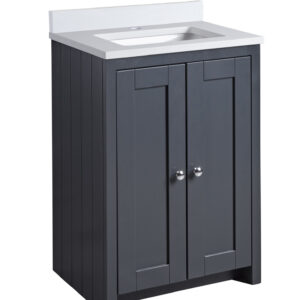 Tavistock Lansdown 600 Undermounted Vanity Unit - Dark Grey Matt