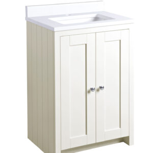 Tavistock Lansdown 600 Undermounted Vanity Unit - Linen White