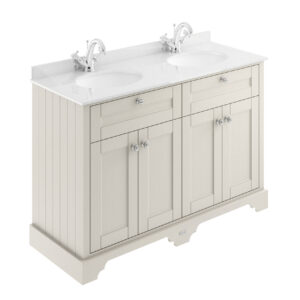 Hudson Reed Old London 1200mm 2 Door Base Unit - Timeless Sand