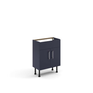 Ellis Novo Basin Unit 600 x 320 x 820mm - Indigo Blue (excl. basin)