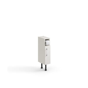 Ellis Novo Toilet Roll Holder Unit 170 x 320 x 820mm - Platinum White