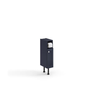 Ellis Kensington Toilet Roll Holder Unit 170 x 320 x 820mm - Inky Indigo