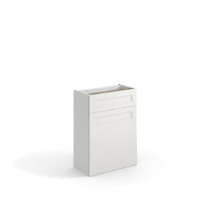 Ellis Kensington WC Unit To The Floor 600 x 320 x 820mm - Stone White (excl. cistern)