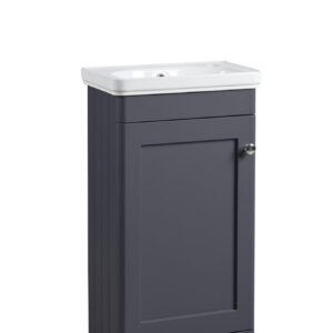 Tavistock Marston 450 Floor Standing Cloakroom Unit - Matt Dark Grey (excl. basin)