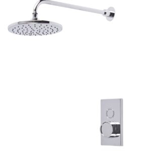 Tavistock Axiom Single Function Push Button Shower System With Shower Head - Chrome