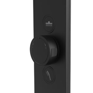 Tavistock Axiom Dual Function Push Button Shower Valve - Black