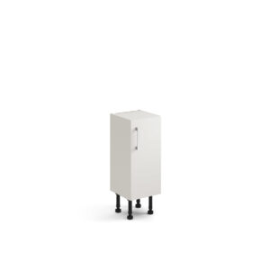 Ellis Novo Slimline Single Base Unit 300 x 200 x 820mm - Platinum White