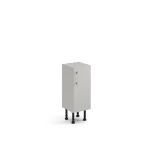 Ellis Novo Slimline Single Base Unit 300 x 200 x 820mm - Light Grey