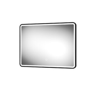 Sensio Frontier 600 x 800mm Rectangular LED Mirror - Black
