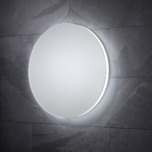 Sensio Luna Round Acrylic Border Diffused LED Mirror 600x35mm Cool White