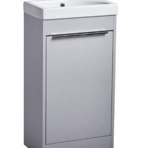 Tavistock Sequence 450 Floor Standing Cloakroom Unit - Gloss Light Grey