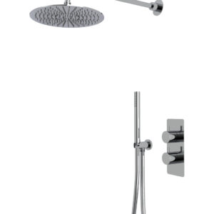 Tavistock Quantum Dual Function Shower System With Handset, Holder & Overhead Shower - Chrome