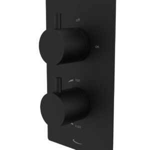 Tavistock Quantum Dual Function Shower Valve - Black