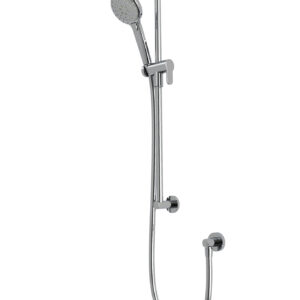 Tavistock Round Riser Kit with Hose & Elbow - Chrome