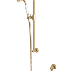 Tavistock Traditional Riser Kit with Hose & Elbow - Brass