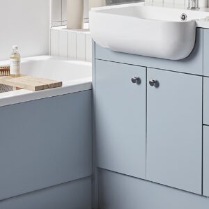 Tavistock Calm 500mm Slim Basin Unit - Mineral Blue