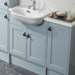 Tavistock Legacy 600mm Slim Basin Unit - Mineral Blue