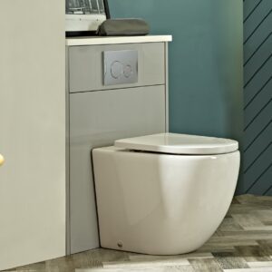 Tavistock Calm 500mm Back To Wall WC Unit - Gloss Light Grey