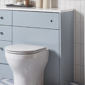 Tavistock Calm 600mm Back To Wall WC Unit - Mineral Blue