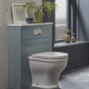 Tavistock Legacy 600mm Back To Wall WC Unit - Mineral Blue