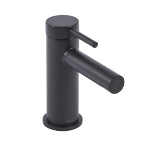 Tavistock Anthem Mini Mono Basin Mixer with clicker waste - Black