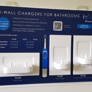 ProofVision Toothbrush Displayboard for Slat Wall (feat all models)