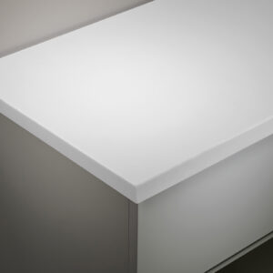 Tavistock 680mm Solid Surface Standard Depth Worktop - Arctic White