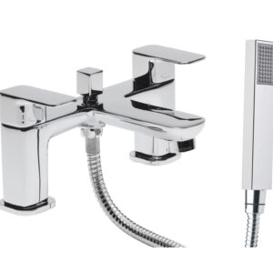 Tavistock Haze Deck Mounted Bath Shower Mixer - Chrome
