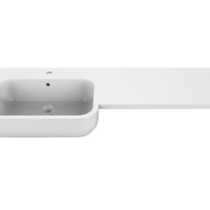 Tavistock 1244x465 Isocast Left Hand Basin for Standard Depth Fitted Units