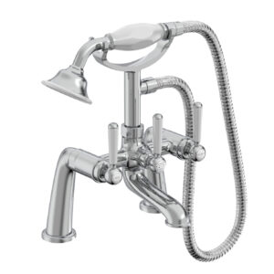 Tavistock Lansdown Deck Mounted Bath Shower Mixer - Chrome