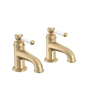 Tavistock Lansdown Basin Taps (pair) - Brass