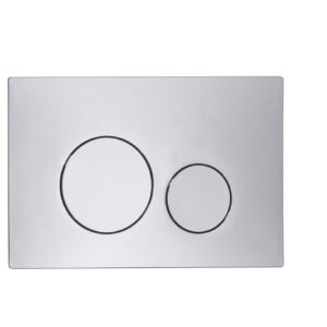 Tavistock Circles Flush Plate - Chrome