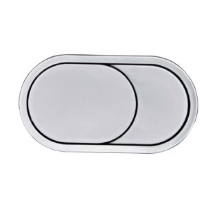 Tavistock Oval Furniture Flush Button - Chrome