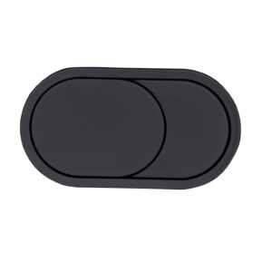 Tavistock Oval Furniture Flush Button - Black