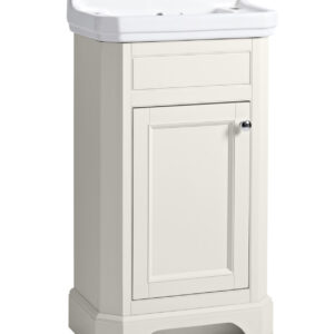 Tavistock Vitoria 500 Floor Standing Cloakroom Unit - Linen White